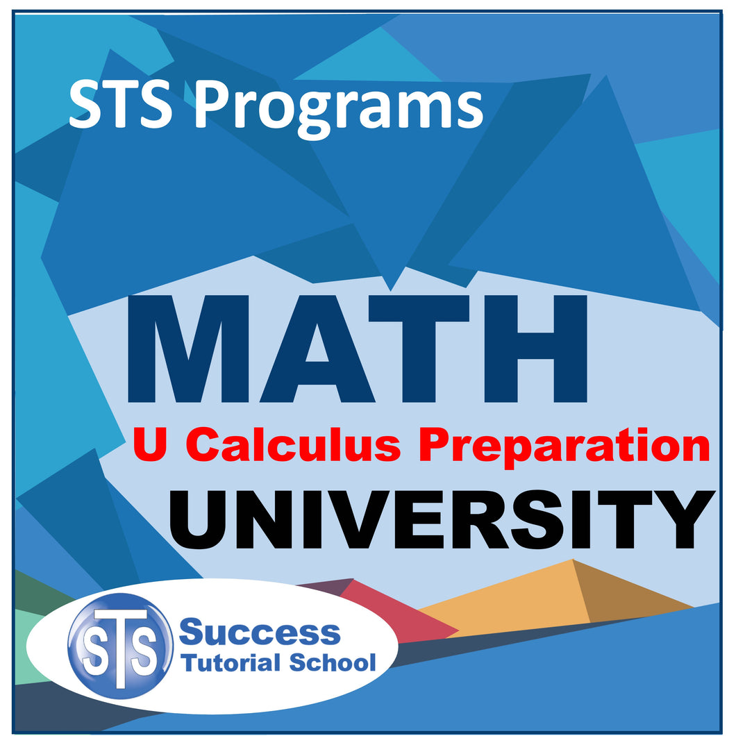 (AP/IB/Year 1) University Calculus Preparation Program
 10 Lessons