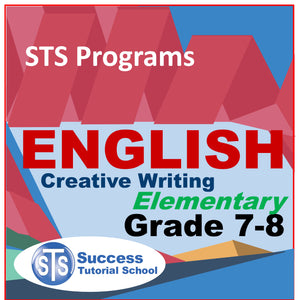 Grade 7-8 Elementary Creative Writing Workshop - 20 Lessons