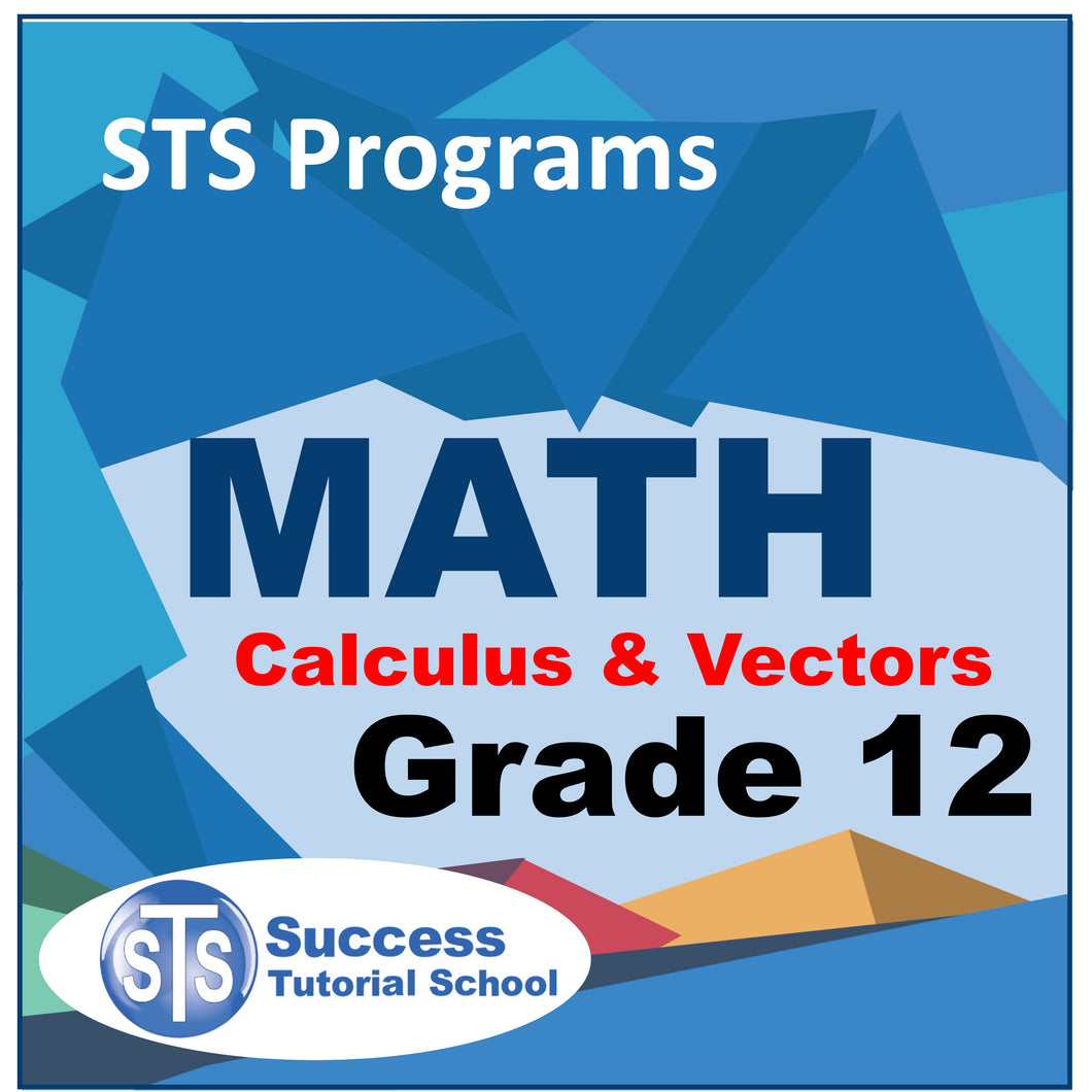 Grade 12 Calculus and Vectors - 10 Lessons