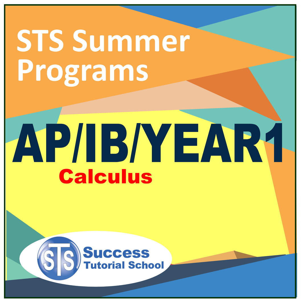 Summer STS U-Calculus AP/IB/Year 1 - 16 Lessons