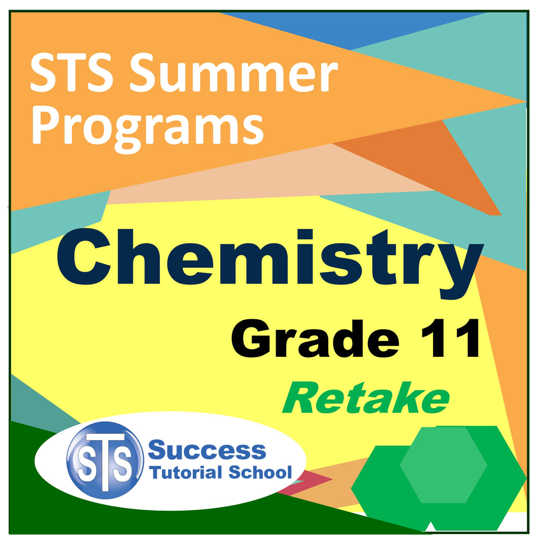Summer Grade 11 Chemistry - Retake Course